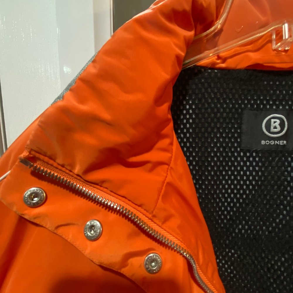 Bogner Bright Orange Down Jacket - image 4